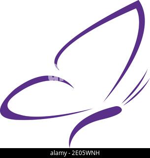 Beauty Butterfly Vector icon design Stock Vector