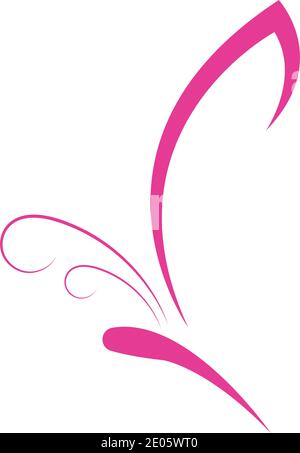 Beauty Butterfly Vector icon design Stock Vector