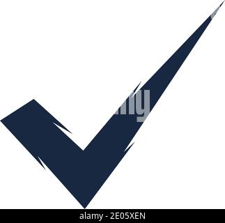 check mark icon vector illustration design template Stock Vector