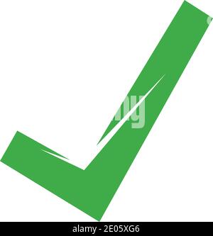check mark icon vector illustration design template Stock Vector