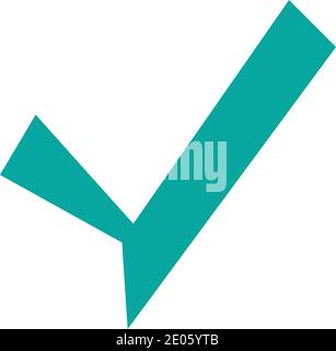 check mark icon vector illustration design template Stock Vector