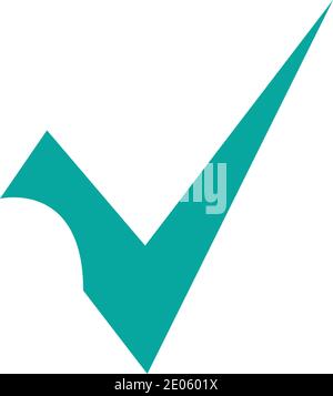 check mark icon vector illustration design template Stock Vector