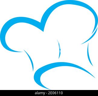 hat chef logo template vector illustration and symbol vector template Stock Vector