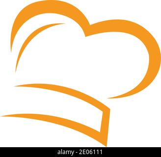 hat chef logo template vector illustration and symbol vector template Stock Vector