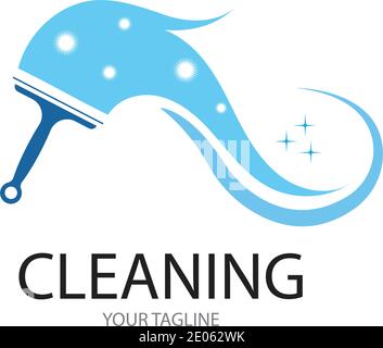 Cleaning logo and symbol illustration vector template Stock Vector