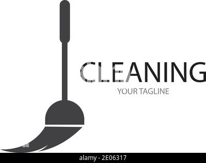 Cleaning logo and symbol illustration vector template Stock Vector