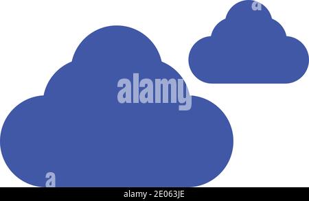 Cloud logo template vector illustration design icons Stock Vector