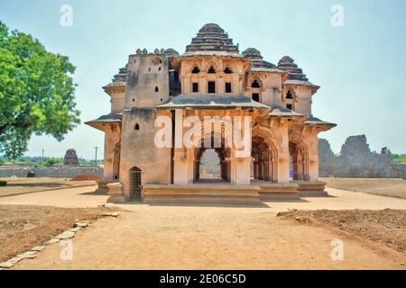 lotus mahal hampi karnataka Stock Photo