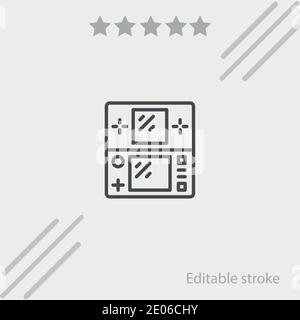 gameboy vector icon modern simple vector illustration Stock Vector