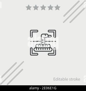 herping vector icon modern simple vector illustration Stock Vector