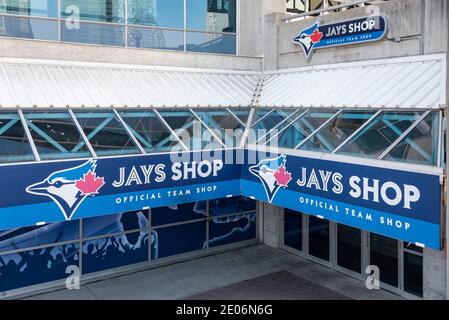 Blue Jays merchandise for sale Stock Photo - Alamy