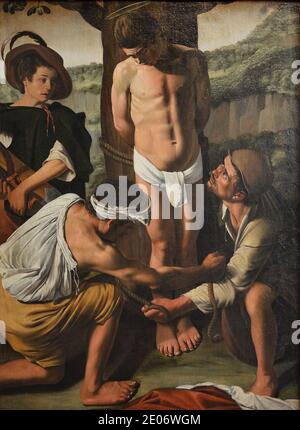 Le Martyre de saint Sébastien - Biagio Manzoni - Q18573541. Stock Photo