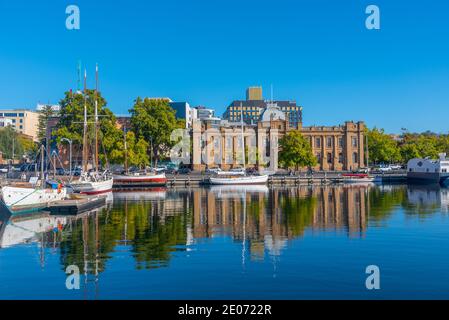 HOBART, AUSTRALIA, FEBRUARY 22, 2020: Tasmanian Museum and Art Gallery in Hobart, Australia Stock Photo