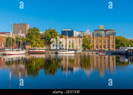 HOBART, AUSTRALIA, FEBRUARY 22, 2020: Tasmanian Museum and Art Gallery in Hobart, Australia Stock Photo