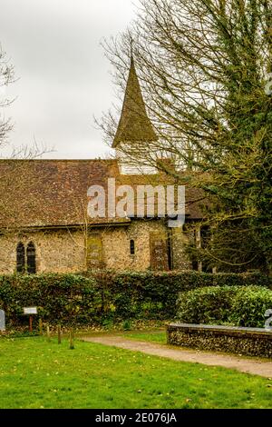 All Saints Church, Church Road, Hartley, Kent Stock Photo