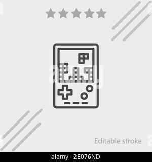 gameboy vector icon modern simple vector illustration Stock Vector