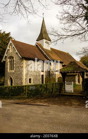 All Saints Church, Church Road, Hartley, Kent Stock Photo