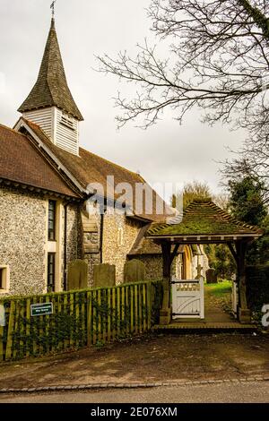 All Saints Church, Church Road, Hartley, Kent Stock Photo