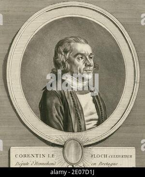 Corentin Le Floc'h (1754-1794). Stock Photo