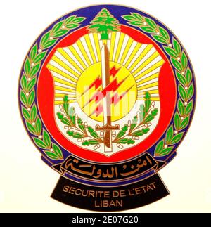 Lebanese State Security logo. Stock Photo