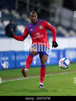 Blackburn Rovers' Ryan Nyambe during the Sky Bet Championship match at The John Smith's Stadium, Huddersfield. Stock Photo