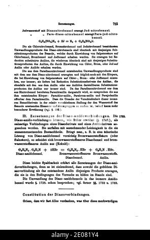 Lehrbuch der organischen Chemie (Kekule) II 714. Stock Photo