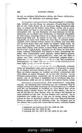 Lehrbuch der organischen Chemie (Kekule) III 338. Stock Photo