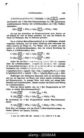Lehrbuch der organischen Chemie (Kekule) III 669. Stock Photo