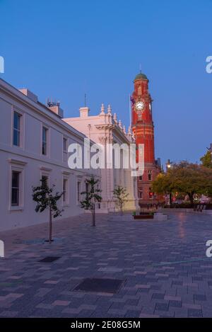 Launceston town hall and post office buildings in tasmania, Australia Stock Photo