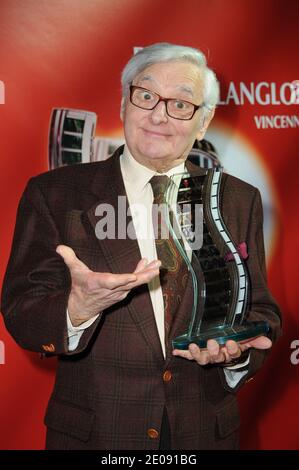 Roger Carel attending the 7th International Meeting of Cinema opening night and the Henri-Langlois Award ceremony held at the City Hall of Vincennes, near Paris, France on January 27, 2012. Photo by Mireille Ampilhac/ABACAPRESS.COM Stock Photo