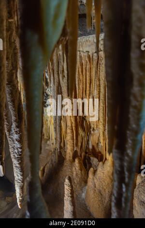 Marakoopa cave in Tasmania, Australia Stock Photo