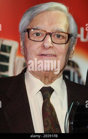 Roger Carel attending the 7th International Meeting of Cinema opening night and the Henri-Langlois Award ceremony held at the City Hall of Vincennes, near Paris, France on January 27, 2012. Photo by Mireille Ampilhac/ABACAPRESS.COM Stock Photo