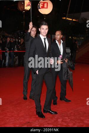 Baptiste Giabiconi arriving to the 13th NRJ Music Awards ceremony held at the Palais Des Festivals in Cannes, France on January 28, 2012. Photo by Gorassini-Guignebourg/ABACAPRESS.COM Stock Photo