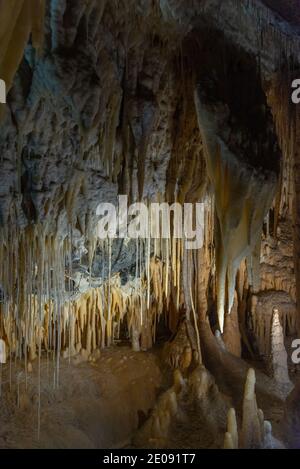 Marakoopa cave in Tasmania, Australia Stock Photo