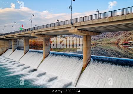 Barzan-Rezan Bridge in Barzan Area, Kurdistan Region, Iraq Stock Photo