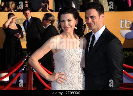 Julianna Margulies, left, and Keith Lieberthal attending the 18th Annual Screen Actors Guild (SAG) Awards held at the Shrine Auditorium in Los Angeles, CA on January 29, 2012. Photo by Lionel Hahn/ABACAPRESS.COM Stock Photo