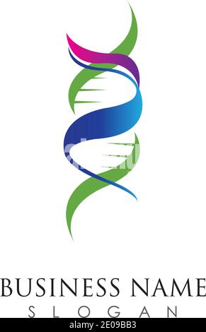 D,N,A logo vector icon template Stock Vector