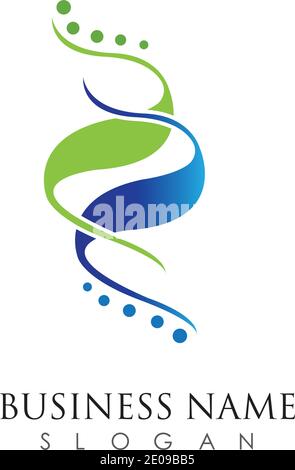 D,N,A logo vector icon template Stock Vector