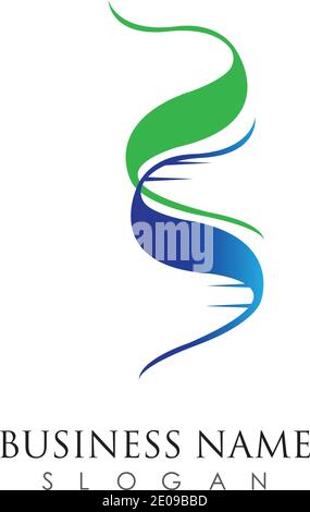 D,N,A logo vector icon template Stock Vector