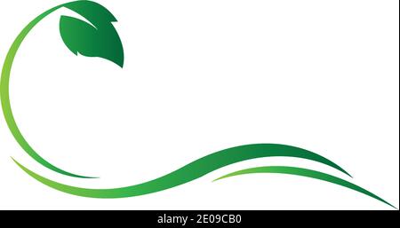 Logos of green Tree leaf ecology nature element vector Stock Vector