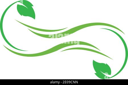 Logos of green Tree leaf ecology nature element vector Stock Vector