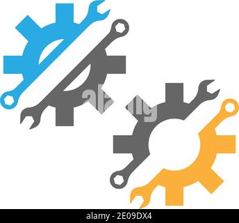 Gear Logo Template vector icon illustration design Stock Vector