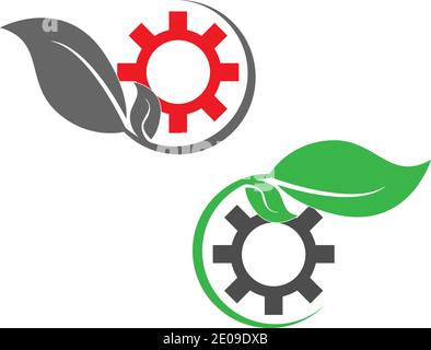 Gear Logo Template vector icon illustration design Stock Vector