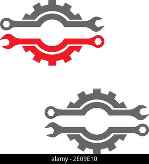 Gear Logo Template vector icon illustration design Stock Vector