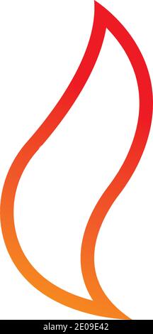 Fire with flame and feuer mit flamme Logo - Vector Stock Vector