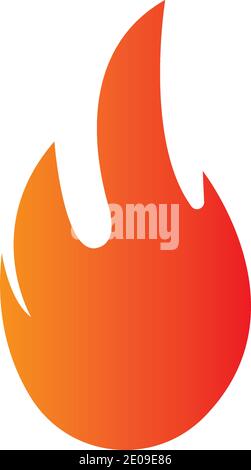 Fire with flame and feuer mit flamme Logo - Vector Stock Vector