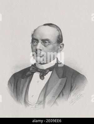 Leopold Hasner von Artha (1818–1891). Stock Photo