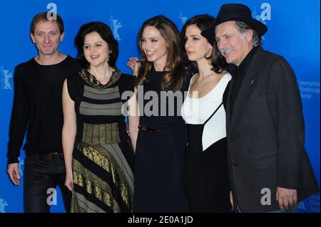 Goran Kostic and Zana Marjanovic attend the In the land of blood and  honey photocall for the 62nd Berlin International Film Festival, in  Berlin, Germany, 11 February 2012. The 62nd Berlinale takes