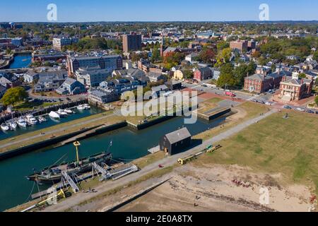 Salem Maritime National Historic Site, Derby Waterfront District, Salem, MA, USA Stock Photo