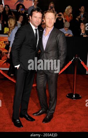 James Purefoy and Kevin McKidd attending the world premiere of Disney's John Carter held at the Regal Cinemas at L.A. Live in Los Angeles, California on February 22, 2012. Photo by Graylock/ABACAPRESS.COM Stock Photo